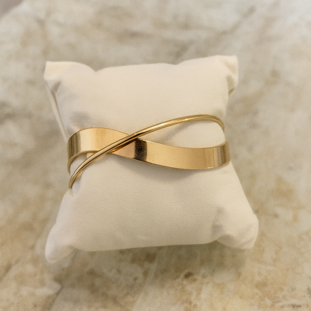 Double cuff bangle