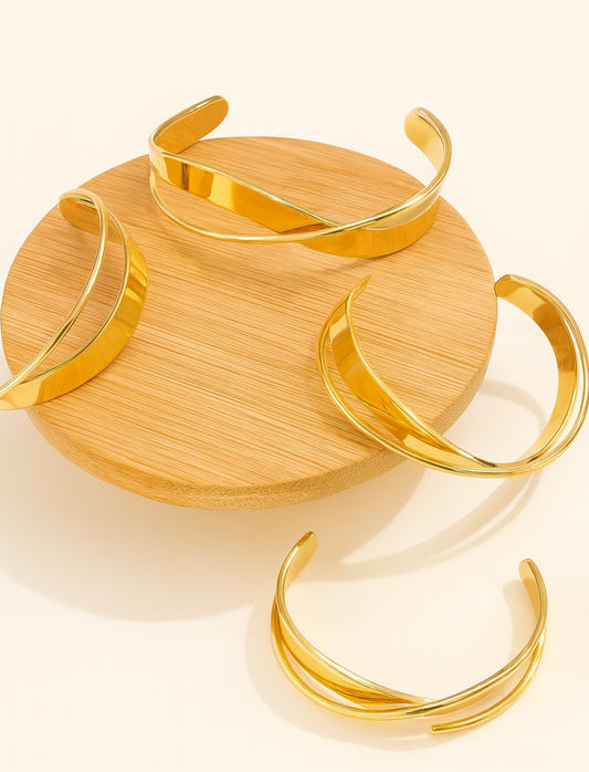Double cuff bangle
