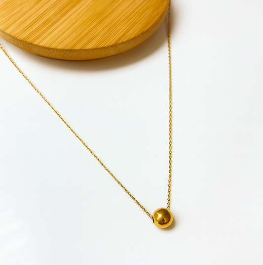 Golden Pearl Necklace