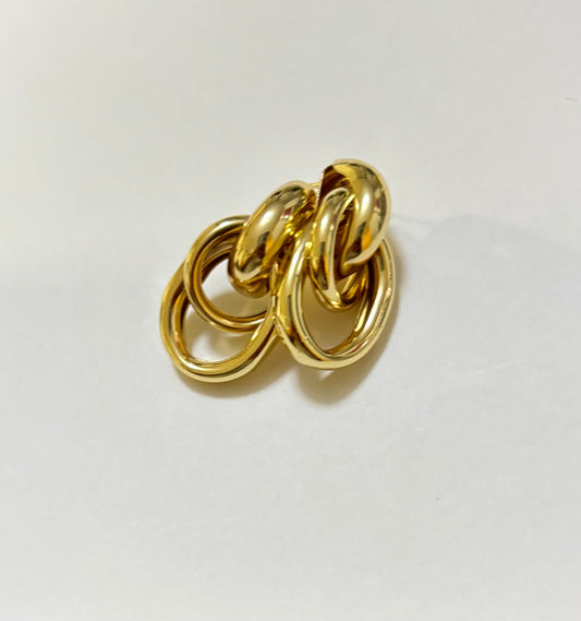 Ring earrings