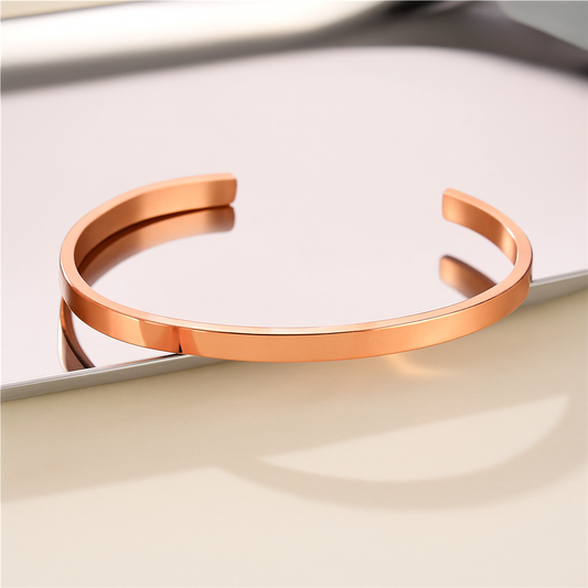 Essential Cuff Bangle - Rose Gold