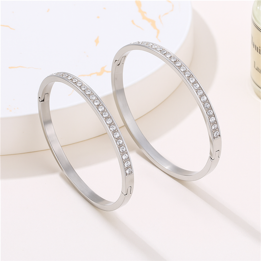 Brilliance Bangle - Steel