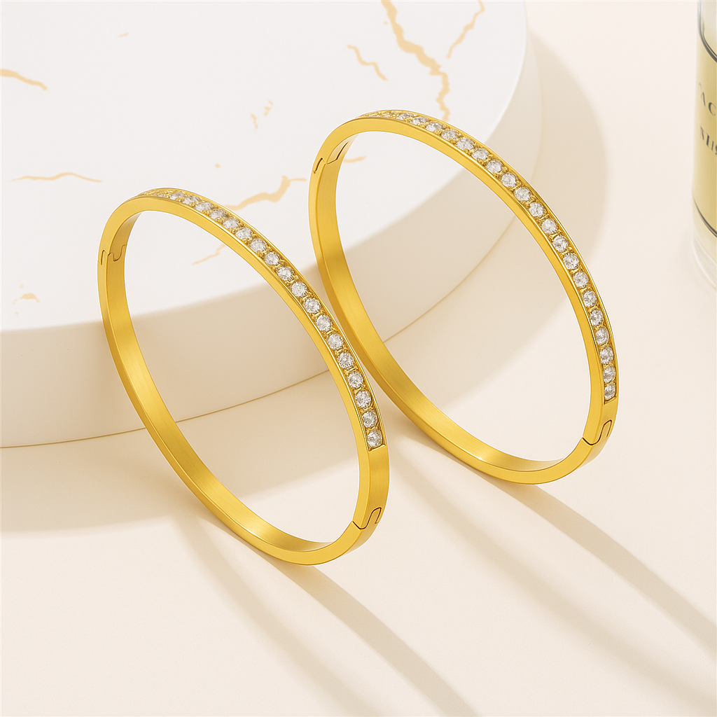 Brilliance Bangle - Steel