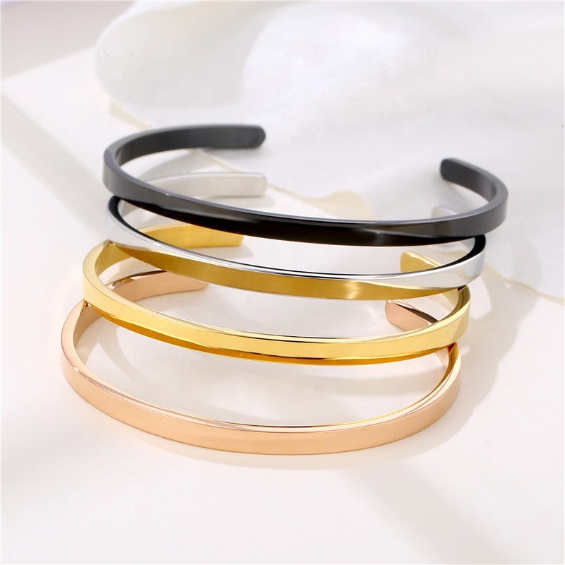 Essential Cuff Bangle - Gold