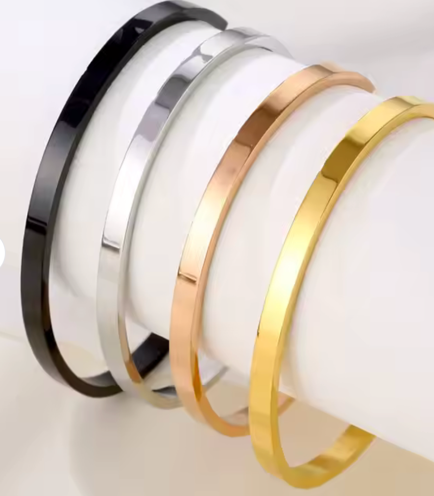 Essential Cuff Bangle - Gold